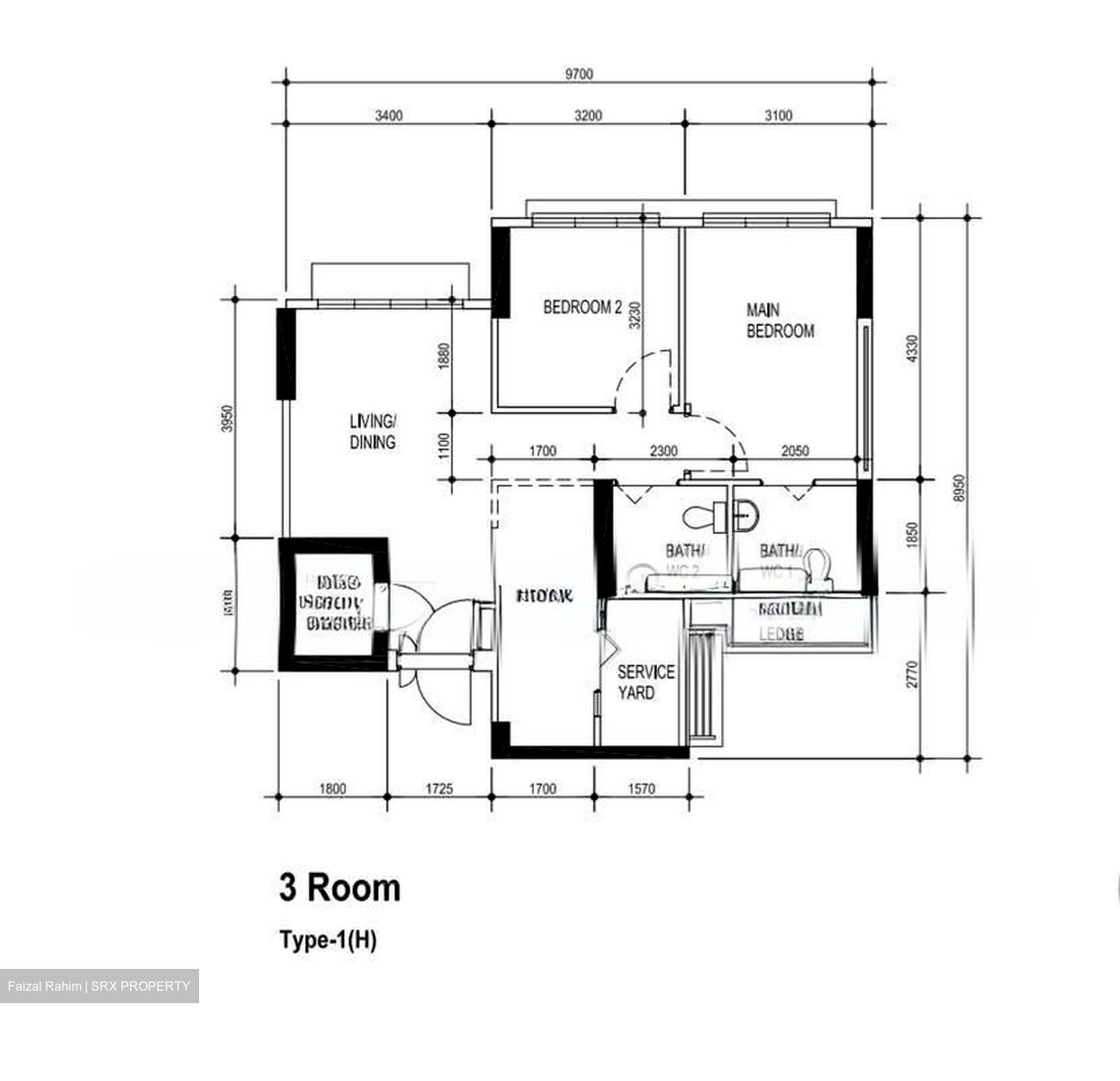 Blk 103B Eastcreek @ Canberra (Sembawang), HDB 3 Rooms #554128971